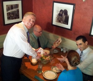 Mark Serving at the Olive Garden